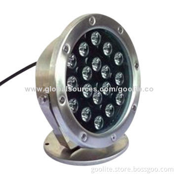 LED Underwater Light, 18W 190 x 250mm CE & RoHS 2 Years Warranty